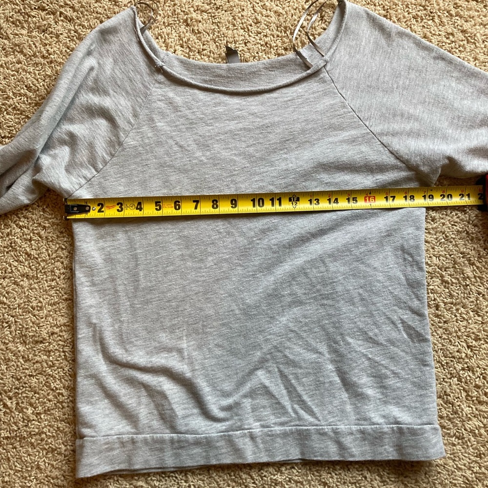 Next Level Vintage off shoulder sweatshirt, size M - Picture 10 of 11